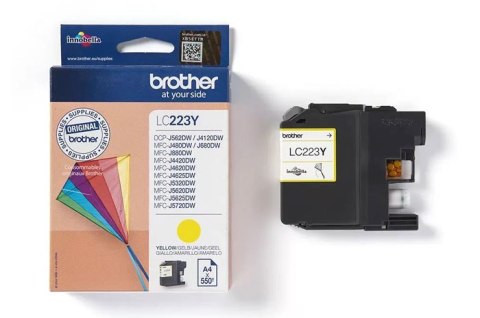 Oryginalny Tusz Yellow Brother LC223Y, LC-223Y