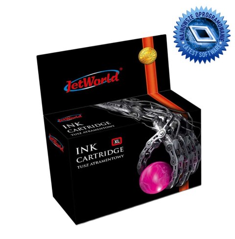 Tusz JetWorld Magenta HP 963XL zamiennik refabrykowany (wskazuje poziom tuszu) 3JA28AE ( 3JA24AE), (NO963XLM) (produkt działa z