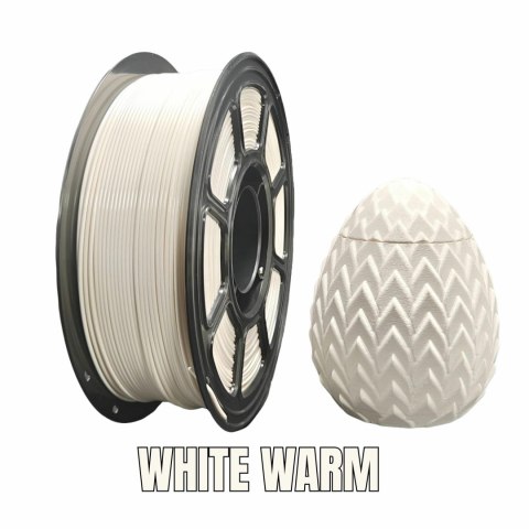 Filament NR-004 / PETG WHITE WARM 1,75mm (1KG)