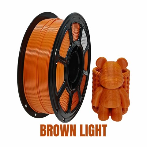Filament NR-055 / PLA BROWN LIGHT 1,75mm (1KG)