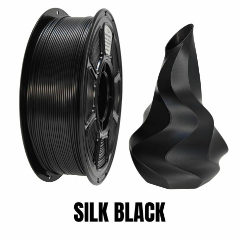 Filament NR-076 / PLA+ SILK BLACK 1,75mm (1KG)