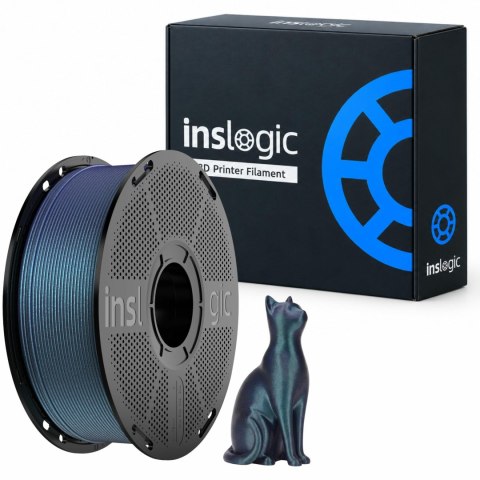 INSLOGIC NR-725 - PLA NEBULUX BLUE GREEN (PURPLE Filament 1,75mm 1KG)