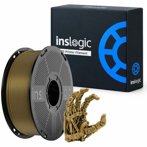 INSLOGIC NR-727 - PLA METALFILL GOLD (Filament 1,75mm 1KG)
