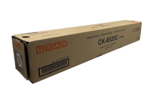 Oryginalny Toner Cyan Utax PC2480, CK-8520C, CK8520C (1T02P3CUT0, 1T02P3CTA0)