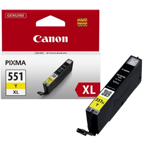 Oryginalny Tusz Yellow Canon CLI-551Y XL, CLI551Y XL (6446B001)